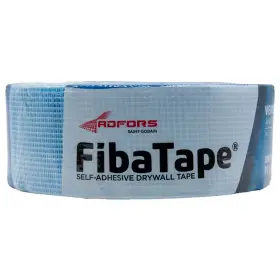 Saint-gobain Adfors 445041868869 Fibatape Veneer Plaster 2-3/8 Inch X 300 Ft. Self-adhesive Mesh Drywall Joint Tap Saint-gobain Adfors 445041868869 Fibatape Veneer Plaster 2-3/8 Inch X 300 Ft. Self-adhesive Mesh Drywall Joint Tap