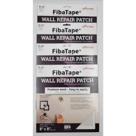 Fdw9164-u Saint-gobain Lot Of 4 Saint-gob Adfor Fibatape Self-adhesive 4-in X Drywall Repair Patch