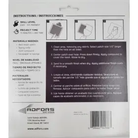 Fdw9165-u Saint-gobain Lot Of 5 Saint-gob Adfor Fibatape Self-adhesive 6-in X Drywall Repair Patch #3