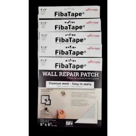 Fdw9165-u Saint-gobain Lot Of 5 Saint-gob Adfor Fibatape Self-adhesive 6-in X Drywall Repair Patch