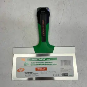 340507 Sheetrock Soft Slip Resistant Grip Matrix Stainless Drywall Knife 8 Inch