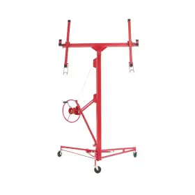 Siavonce 445018682634 11 Ft. Drywall Panel Hoist Jack Lifter Lift In Red