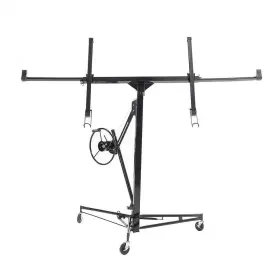 Siavonce 705353763670 13 Ft. Drywall Panel Hoist Jack Lifter Lift In Black