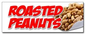 Signmission 721405498703 24 Inch Roasted Peanuts Decal Sticker Fresh Hot Salted Jumbo Nut Nuts Boiled Georgia