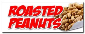 Signmission 721405499182 48 Inch Roasted Peanuts Decal Sticker Fresh Hot Salted Jumbo Nut Nuts Boiled Georgia