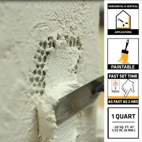 503333 Sika Sikacryl - Stucco Repair Ready-mix Patch White #2