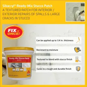 503333 Sika Sikacryl - Stucco Repair Ready-mix Patch White #3