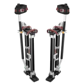 Sgbgqychs2440p55rv0-0709 Skyshalo Drywall Stilts Aluminum Tool 24 To 40 Inch Adjustable Painting Black
