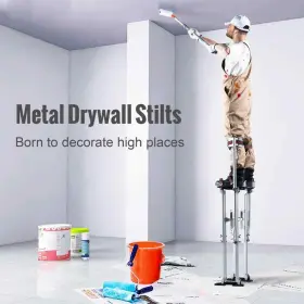 Sgbgqycys1830lgz6v0-0709 Skyshalo Drywall Stilts Aluminum Tool 18 Inch To 30 Adjustable Painting Taping #2