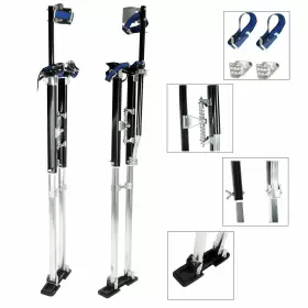 Smileracing 689828038657 48 Inch -64 Drywall Stilts Painters Walking Taping Finishing Adjustable #2