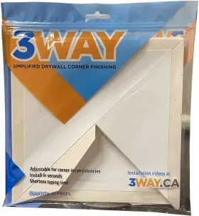 Soikoi 725835982870 3way Inside Drywall Corner 10 Pack