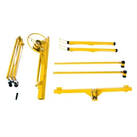 Anw-b0crl62zml Spoflyinn Drywall Panel Lifter Hoist Jack Rolling Caster Pane