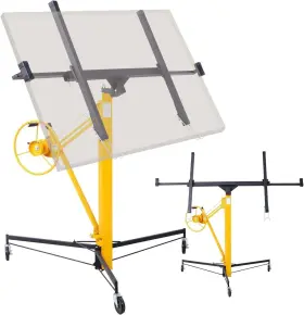 W21422 Spoway Drywall Lift 11ft Sheetrock 150lbs Heavy Duty Panel With 3