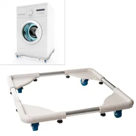 Stalwart 886511345959 Adjustable Dolly With Locking Caster Wheels And 220lbs Capacity