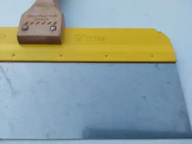 40025 Stanley 12in Goldblatt Drywall Finishing Paint Scraper Wood Handle #3