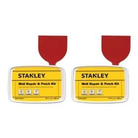 Stanley 810125469145 Wall Repair Patch Kit - White 9.5 Fl Oz 2 Pack