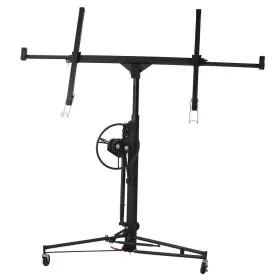 Sudzendf 313054363381 Black Drywall Panel Hoist Lift Rolling Jack Lifter 16 Ft