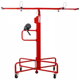 Sudzendf 445002179171 Red Steel Drywall Lift Panel 13 Ft. Hoist Jack Lifter Ro
