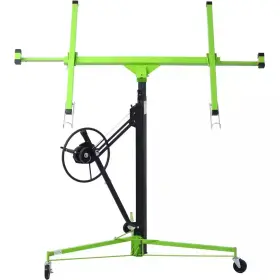 Sudzendf 744759624635 Green Steel Drywall Lift Panel 11 Ft. Hoist Jack Lifter