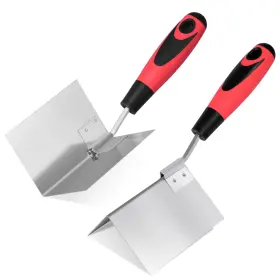 Cornerknife0101 Sumed Drywall Corner Tool 2 Pc 4-1/2ftft Inside And Outside Stainless Steel Corne