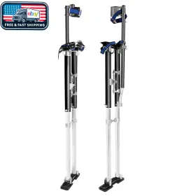 Superfastracing 445038334384 Professional Drywall Stilts Adjustable 48 Inch -64 Aluminum Construction
