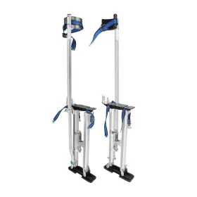 Superfastracing 940981480153 24-40 Inch Drywall Stilts Aluminum Tool Silver Stilt For Painting Painter Tap