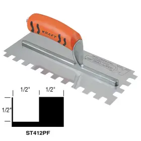 St412pf Superior Tile Cutter And Tools Trowel Sqr Notch For Lrg Ceramic/quarry