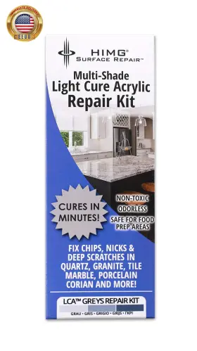 Ral8500 Surface Repair Grey Tones Upgraded Quartz Countertop Kit Granite Chip Repai