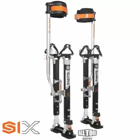 S1x-m-2131 Surpro S1x Quad Lock Single Leg Support Magnesium Drywall Stilts 21-31 Inch
