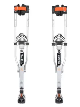 S2x-a-2640 Surpro Premium Stilts Flex Foot Twin Sided Aluminum Size 26-40in