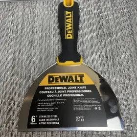 82312 Sweetdealalabama 1 X Dewalt 6 Inch Stainless Steel Hammer-end Joint Knife With Soft Grip Handle #3