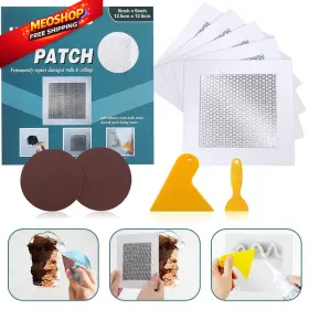 Tahikem 788474524597 5ftft By Drywall Repair Kit 5 Pcs Inch X - White