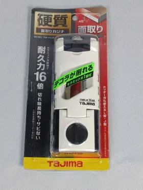 Tmk-kv45 Tajima Drywall Chamfer Tool Ceramic Blade And Die-cast Aluminum Base New