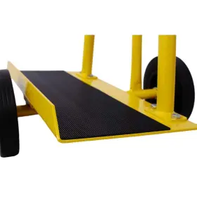 P-dj-110082 Tatayosi Drywall Cart 36lb Load Capacity Steel Anti-slip Surface 2-wheels Yellow #2