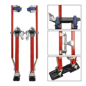 Tbapfs 695639423995 Drywall Stilts 24-40 Inch Height Adjustable Lifts Aluminum Tool For Painting - #2