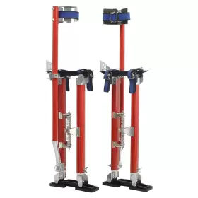 Tbapfs 695639423995 Drywall Stilts 24-40 Inch Height Adjustable Lifts Aluminum Tool For Painting -