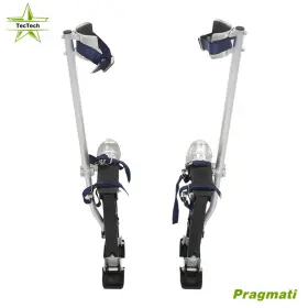 Pr3894344 Tectech Adjustable Black Drywall Aluminum Stilts Fi For Taping Painting Painter 15-23in