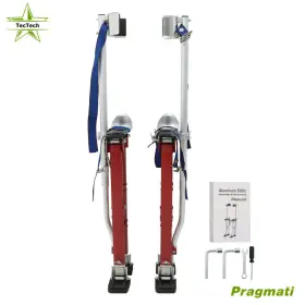 Pr5176168 Tectech Aluminum Adjustabl Drywall Stilts Tool 24-40 For Taping Painting Painter New
