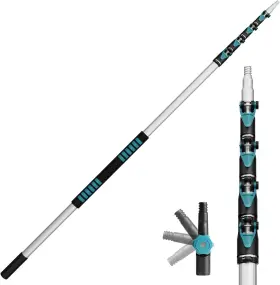 Hi-2302-20-hp24 Telespro 6-24ft Telescoping Pole Lightweight Aluminum With Universal Twist-on Tip