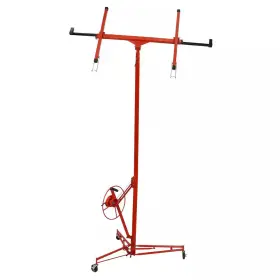 Tenleaf 705353172489 Drywall Lift Panel 11 Ft. Hoist Jack Lifter In Red