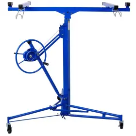Tenleaf 705353378607 Drywall Lift Panel 11 Ft. Hoist Jack Lifter In Blue