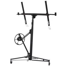 Tenleaf 744110300819 Drywall Lift Panel 11 Ft. Hoist Jack Lifter In Black