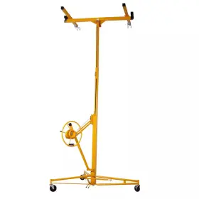 Tenleaf 744110749984 Drywall Lift Panel 11 Ft. Hoist Jack Lifter In Yellow