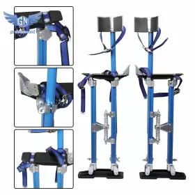 Gm1227560md Thomletha 24 Inch - 40 Professional Grade Adjustable Drywall Stilts Light Blue #2