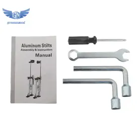 Gm1262280md Thomletha 36 - 48 Inch Drywall Stilts Painters Walking Taping Finishing Tools Adjustable #2