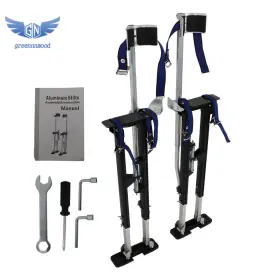 Gm1262320md Thomletha Adjustable High-grade Aluminum Drywall Stilts 36 Inch - 48 Painters Walking Tools