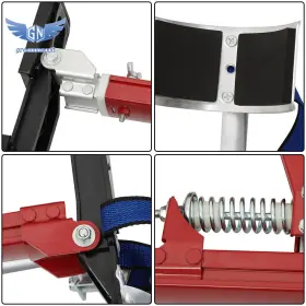 Gm1262520md Thomletha Adjustable Drywall Stilts 18 Inch -30 Aluminum Tool For Painting Painter Taping Red #3