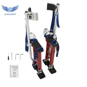Gm1262520md Thomletha Adjustable Drywall Stilts 18 Inch -30 Aluminum Tool For Painting Painter Taping Red