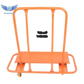 Gm1718240md Thomletha 3000 Lbs Drywall Sheet Cart - Plywood Panel Dolly Trolley Truck 4 Swivel Wheels