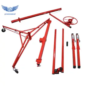 Gm579560md Thomletha Drywall Rolling Lifter Panel Hoist Jack 16 Ft With Lockable Wheels Us #3